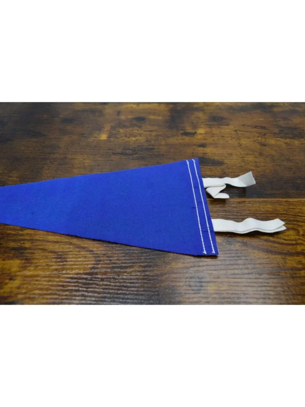 Vintage Santas Village Felt Pennant Banner 12 inches With Santas House Graphic
